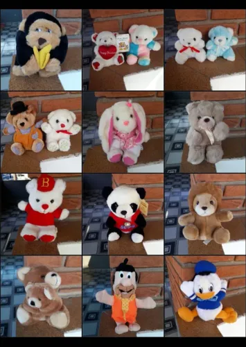 Lote com 15 Pelúcias FAVOR LER A DESCRIÇÃO!