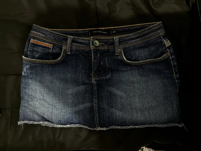 Saia jeans Calvin Klein