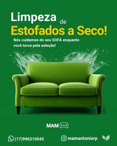 Limpeza de Estofados a Seco