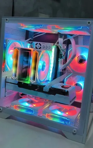 PC GAMER BRANCO VENDOU OU TROCO EM MAC
