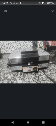 Chapa elétrica grill