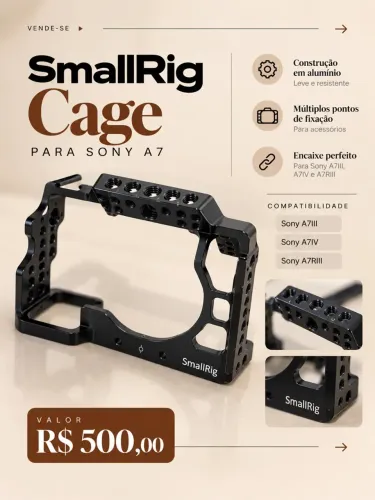 Cage para câmera Sony 