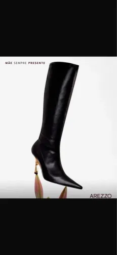 Bota bico fino Arezzo 