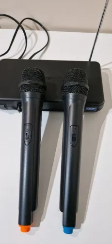 2 Microfones sem fio 