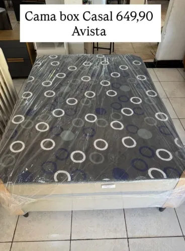 Super Barato!!Cama box casal com Frete grátis ?