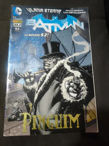 Revista HQ Edição Especial com capa Metalizada! Batman os novos 52! Pinguim