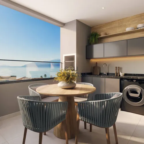 Alpha Dream - Apartamento a venda 150m da praia na Martim de Sá Caraguá