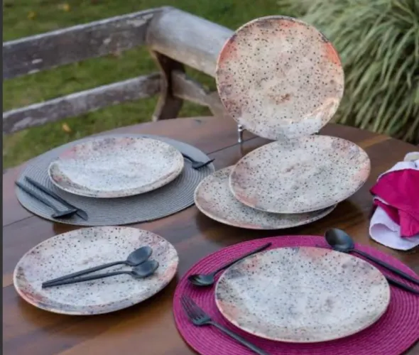 Conjunto louças Oxford em Cerâmica - 22 Peças