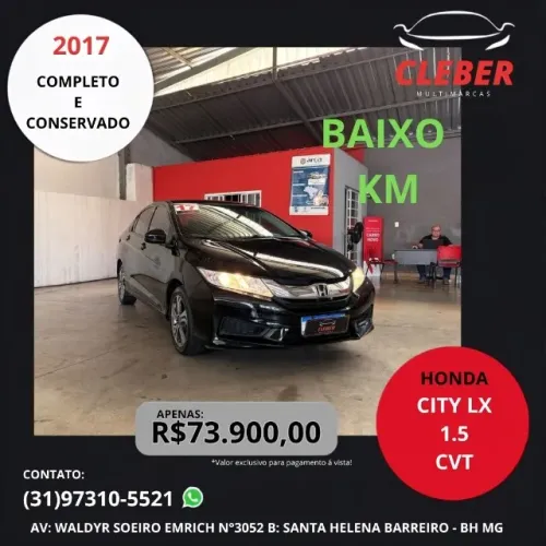 Honda City Sedan LX 1.5 Flex 16V 4P Aut. 2017