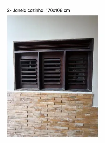 Janela madeira de lei IPÊ