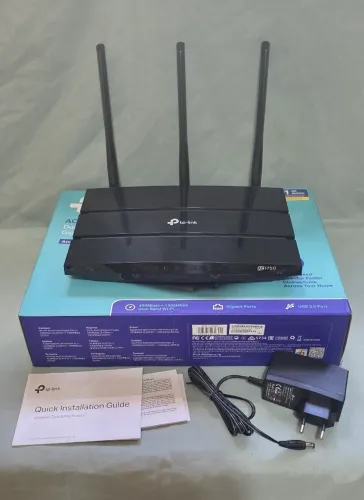 ROTEADOR TP-LINK AC1750 WIRELESS - RS 450,00 (usado)