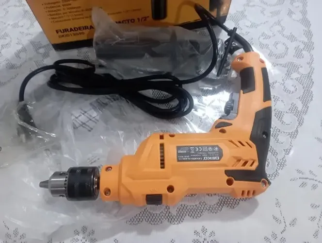 Furadeira de Impacto Profissional 1/2 Pol. 900W 220V DEKO-DKID13G90