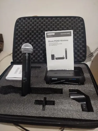 Microfone S/fio Shure PGXD/Sm58