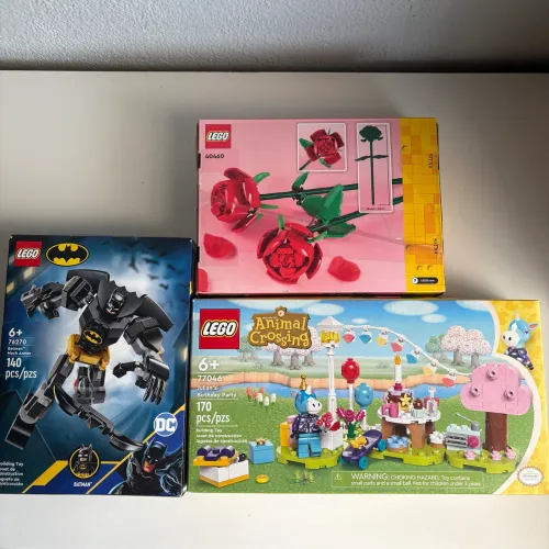 Coleção Lego animal crossing Batman rosas