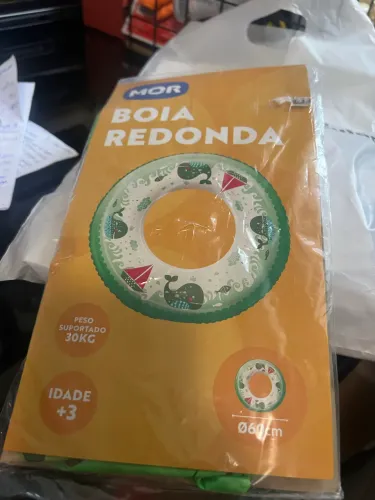 Boia redonda inflável Mor verde 