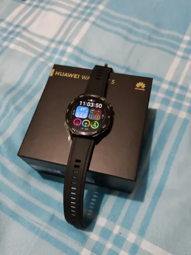 Smartwatch, HUAWEI WATCH GT 5 46mm, 2 Semanas de Bateria, Compatível com iOS e Android