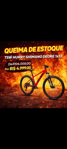 Bike TSW HURRY R$ 4.999.00