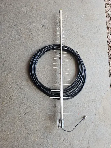 Antena celular rural 2g 3g 4g full + cabo rgc 213