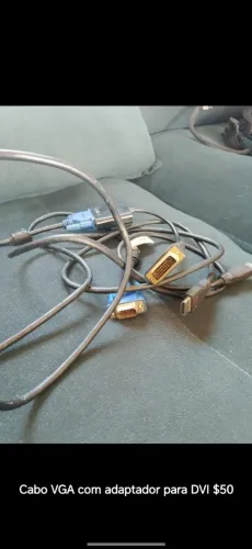 Cabo de imagem VGA com adaptador DVI