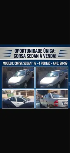 Chevrolet Corsa GL 1.6 MPFI / 1.4 EFI 2P E 4P 1998