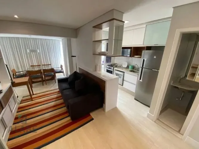 Vila Nova Conceição, apartamento para venda ou locação com uma suíte e garagem