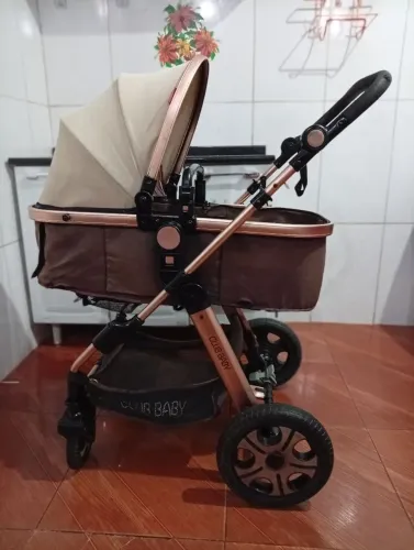 Carrinho de bebê 2 em 1 modelo europeu