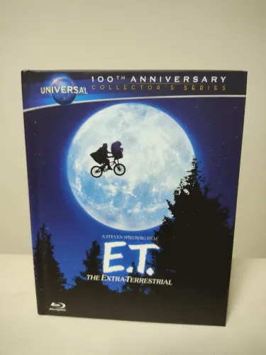 Blu-ray edição colecionador ET, o extra terrestre com nave de brinde 