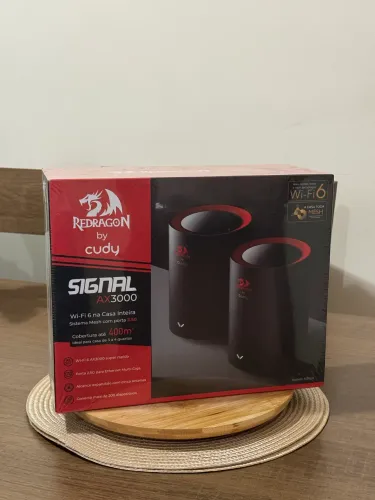 [NOVO] Roteador Mesh Wi-Fi 6 Redragon Signal AX3000
