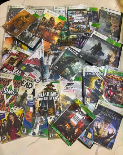 JOGOS XBOX 360 DESBLOQUEADO - valor do conjunto