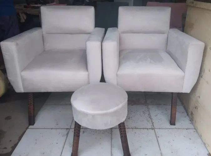 Conjunto de poltronas cores a escolher 