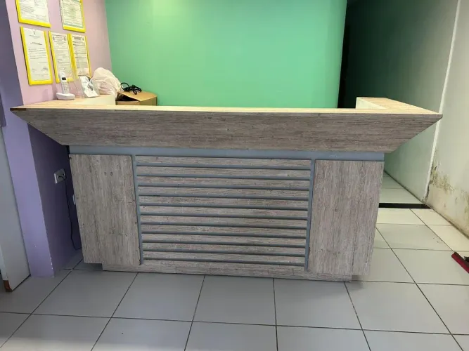 Balcão para recepção