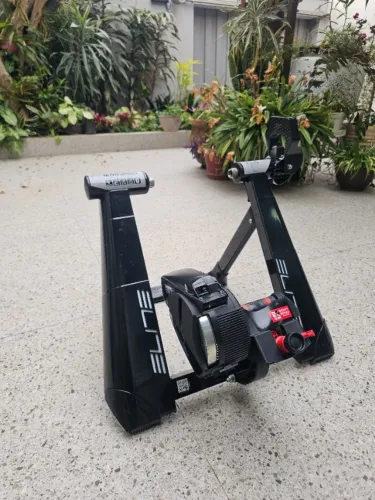 Rolo de Treino Smart Elite Novo Smart + Suporte Dianteiro + Adaptador Eixo Passante