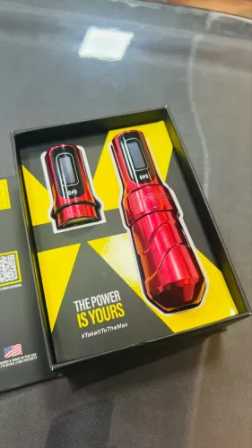 Maquina Tattoo pen Flux Max original Scarlet Red