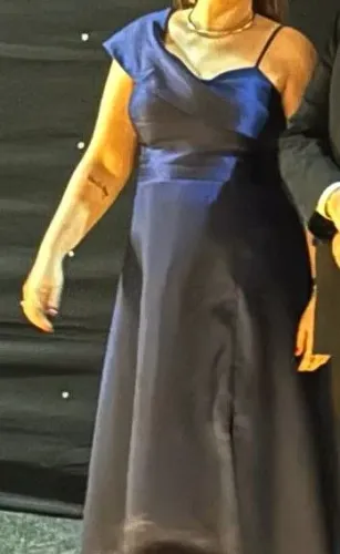 Vestido Festa Azul Marinho