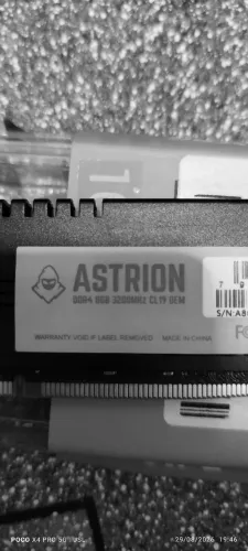 Memória RAM 8G DDR4 MANCER astrion 3200mhz