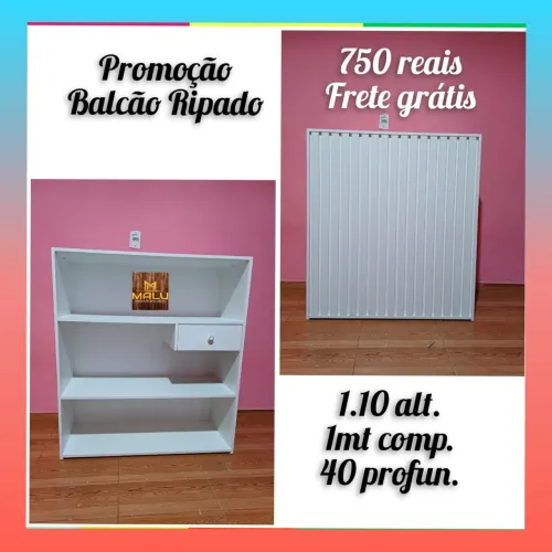 Balcão ripado