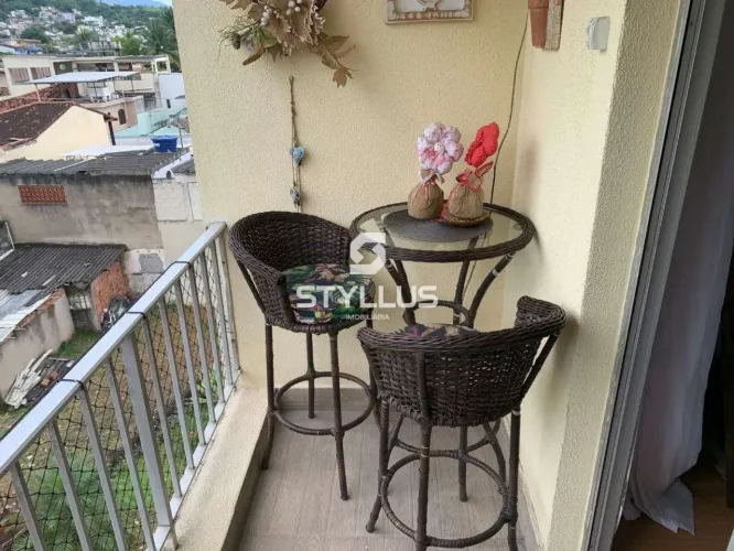 Apartamento Impecável com 2 Quartos (1 Suíte) e Varanda em Madureira! RO01X