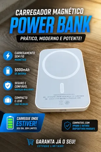 CARREGADOR PORTÁTIL 5000mah