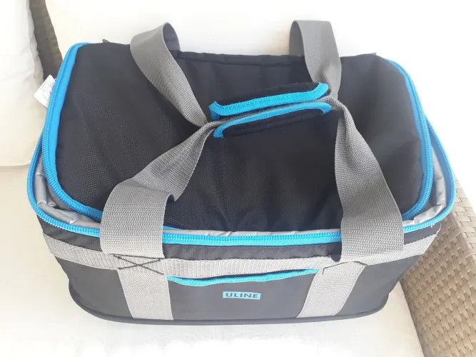 Bolsa térmica cooler 43 x 26 x 28cm em nylon