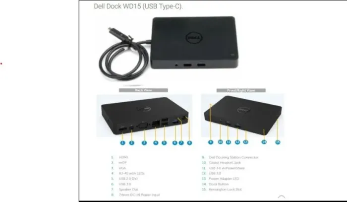 Dock Station Dell K17A