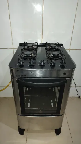 Fogão Esmaltec Funcionando Tudo. FAÇO A ENTREGA 