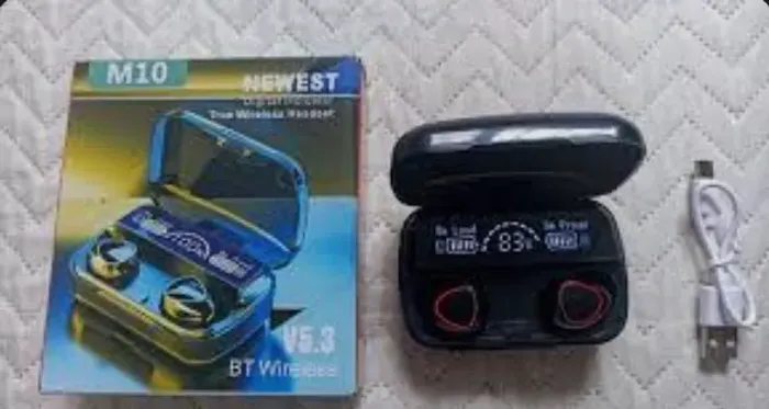 Fone de Ouvido Bluetooth Sem Fio - Alta Qualidade, Compacto e Recarregável