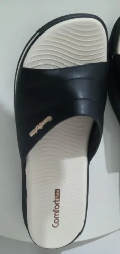 Tamanco ( chinelo) Confortflex ( modelo: Anabela). Tam.40. Usada.