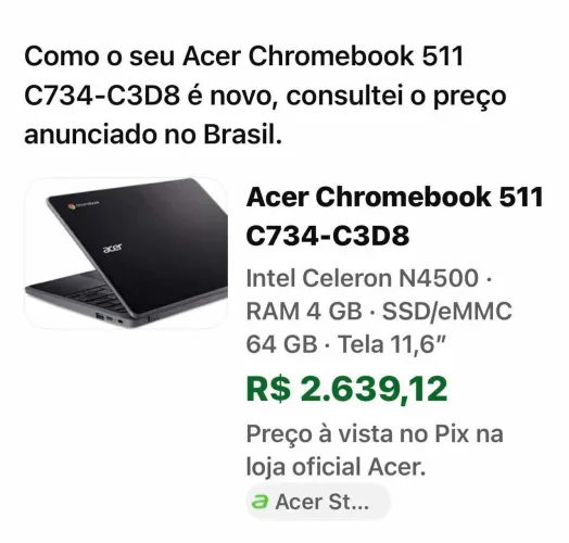 Chromebook notebook