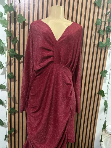 Vestido vermelho de festa
