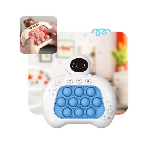 Pop It Astronauta Brinquedo Musical Game Anti Stress