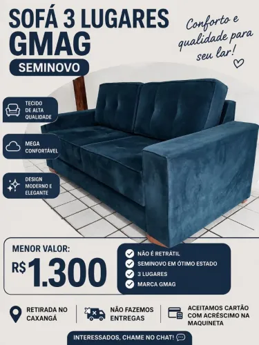 Sofá 3 lugares