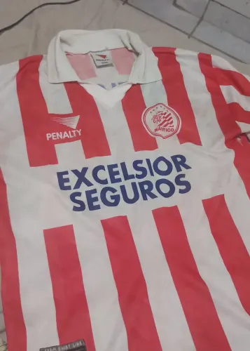 Camisa Náutico 1998 Retrô patrocínio azul