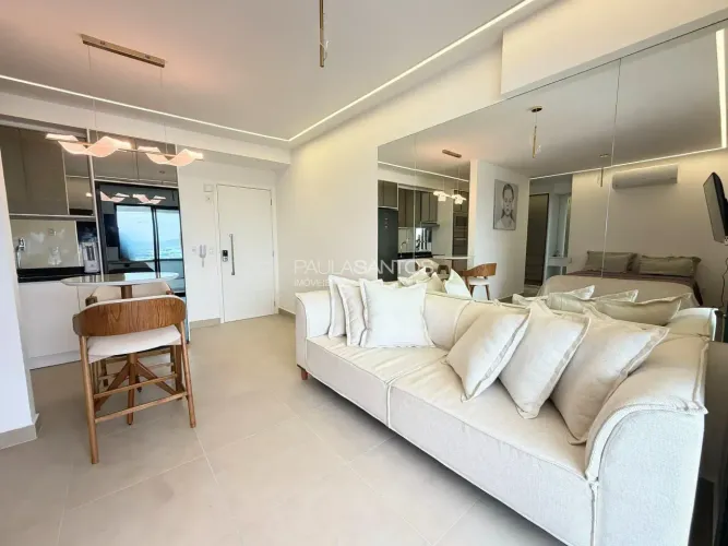 Apartamento para alugar com varanda gourmet no 28º andar do Mandarim - Sorocaba/ SP