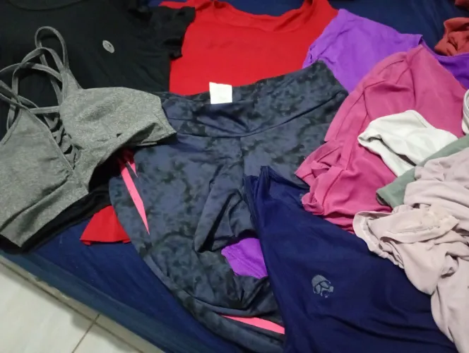 Lote roupa de academia